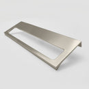 Clean Design Horizon Brushed Nickel Kitchen Cabinet Edge Pull 128mm