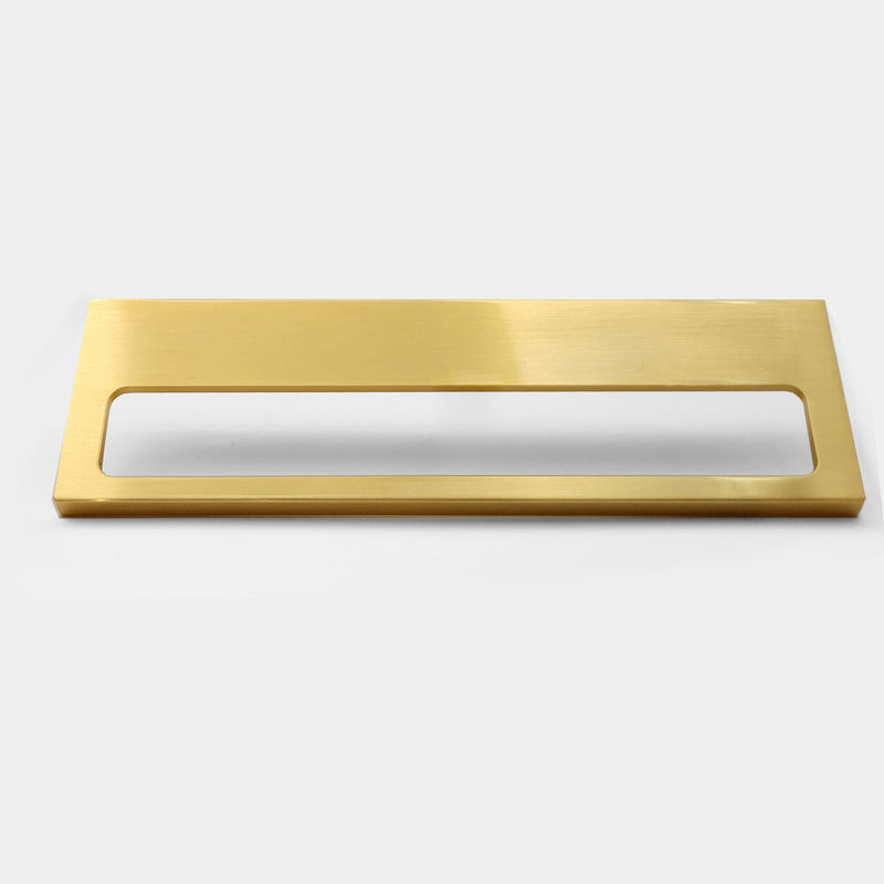 Clean Design Horizon Brushed Brass Gold Kitchen Cabinet Edge Pull 192mm