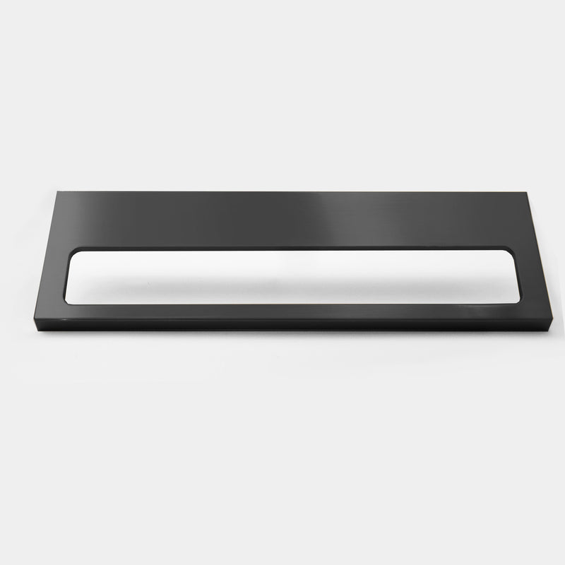Clean Design Horizon Brushed Black Stainless Steel Kitchen Cabinet Edge Pull 192mm