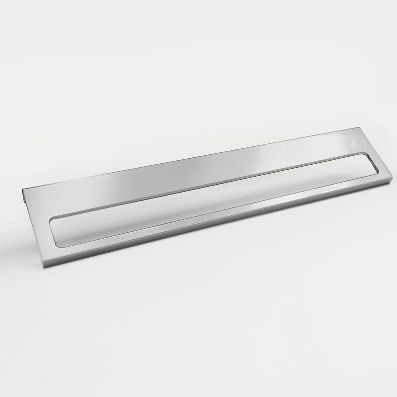Clean Design Horizon Polished Chrome Kitchen Cabinet Edge Pull 320mm