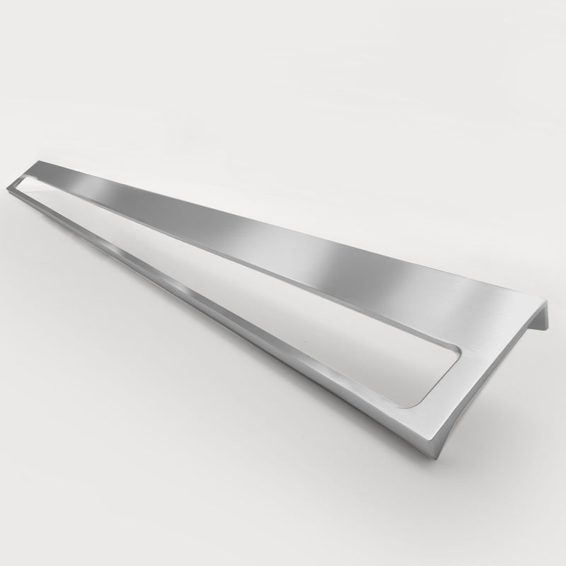 Clean Design Horizon Polished Chrome Kitchen Cabinet Edge Pull 480mm