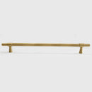 Classy Riverdale Brass Textured and Knurled Cabinet Handle Pull in Brushed Brass Gold 320mm