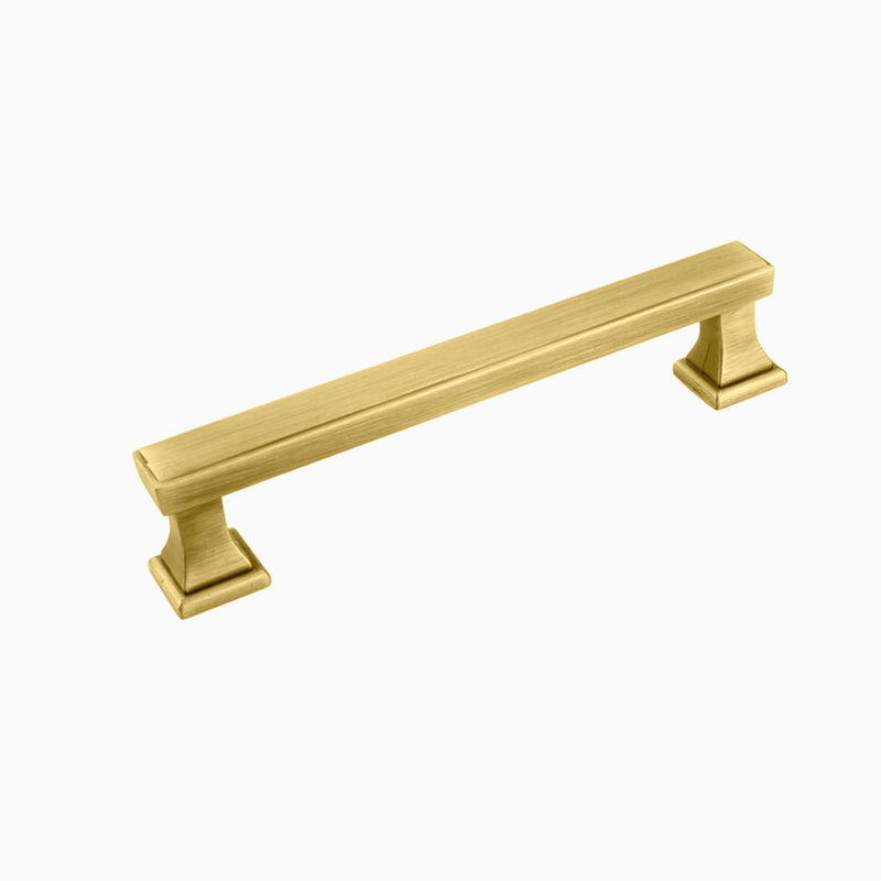 Luxury Designer Cabinet Hardware - Deleware Gold Brushed Brass Handle Pull