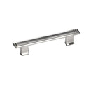 Vintage Cabinet Hardware - Elora 3 Brushed Nickel Cupboard Handle 128mm