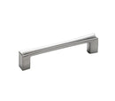 Contemporary Cabinet Hardware - Erin Brushed Nickel Cabinet Door Handle 128mm