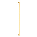 Luxury Designer Cabinet Hardware - Deleware Brushed Brass Appliance Pull 30 Inches