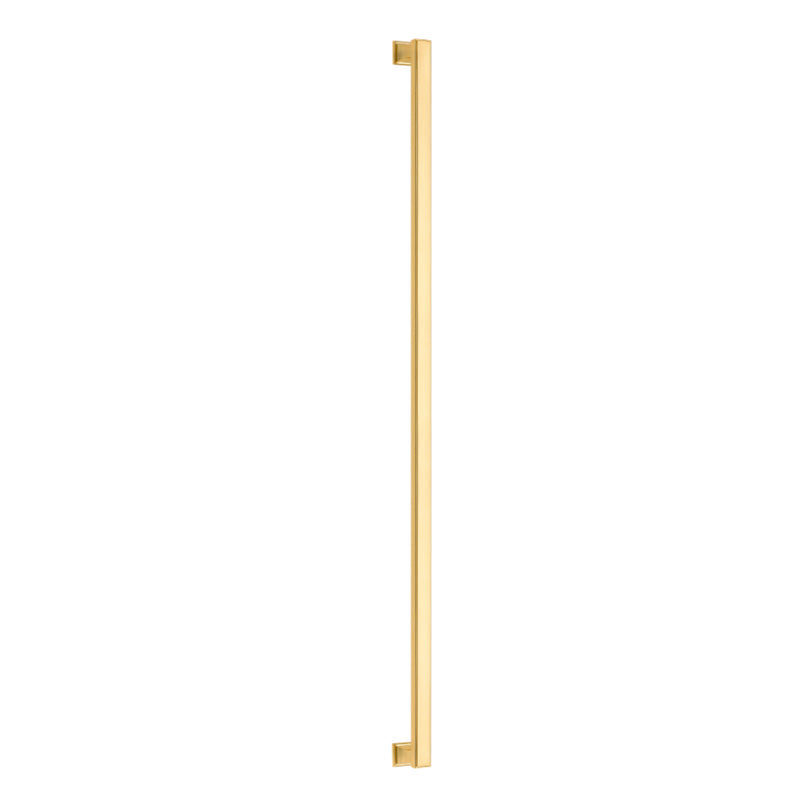 Luxury Designer Cabinet Hardware - Deleware Brushed Brass Appliance Pull 30 Inches