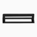 Cliffside with Back Plate - Matte Black Cabinet Pull 128mm