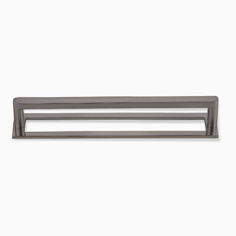 Cliffside with Back Plate - Antique Nickel Cabinet Handle 192mm
