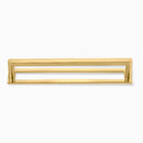 Cliffside with Back Plate - Brush Brass Cabinet Handle 192mm
