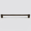 Forever Modern Kitchen Hardware - Brushed Black Stainless Steel Knurled Appliance Pull 18 inches