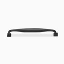 BISTRO Vintage Cabinet Hardware - Matte Black Door Handle 160mm Lengths