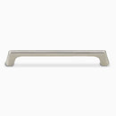 Bicocca Luxury Designer Cabinet Hardware - Brushed Nickel Handle 128mm Lengths
