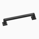 Caledon Designer Cabinet Hardware - Matte Black Cabinet Door Handle 128mm Lengths