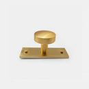 Claremont Designers Cabinet Hardware - Brushed Brass Cabinet Pull with Back Plate