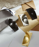 Display of Claremont Cup Cabinet Pulls