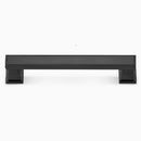 Luxury Designer Cabinet Hardware - Deleware Matte Black Cupboard Handle in 128mm