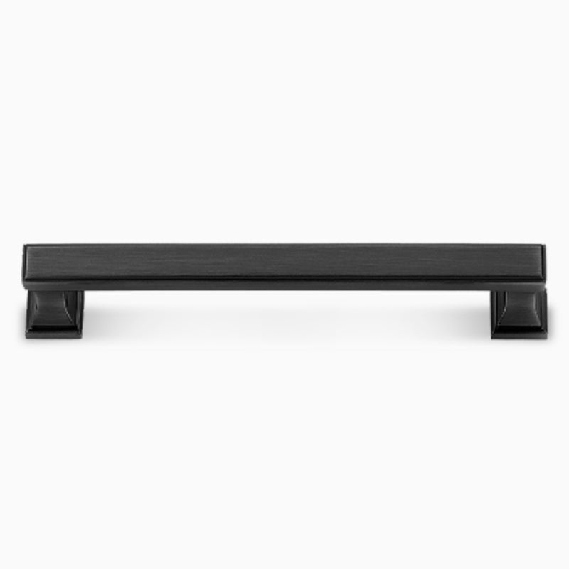 Luxury Designer Cabinet Hardware - Deleware Matte Black Cupboard Handle 160mm