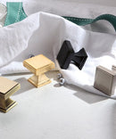 Display of Luxury Designer Cabinet Hardware - Deleware Square  Door Knob