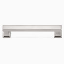 Luxury Designer Cabinet Hardware - Deleware Brushed Nickel Cupboard Handle 128mm