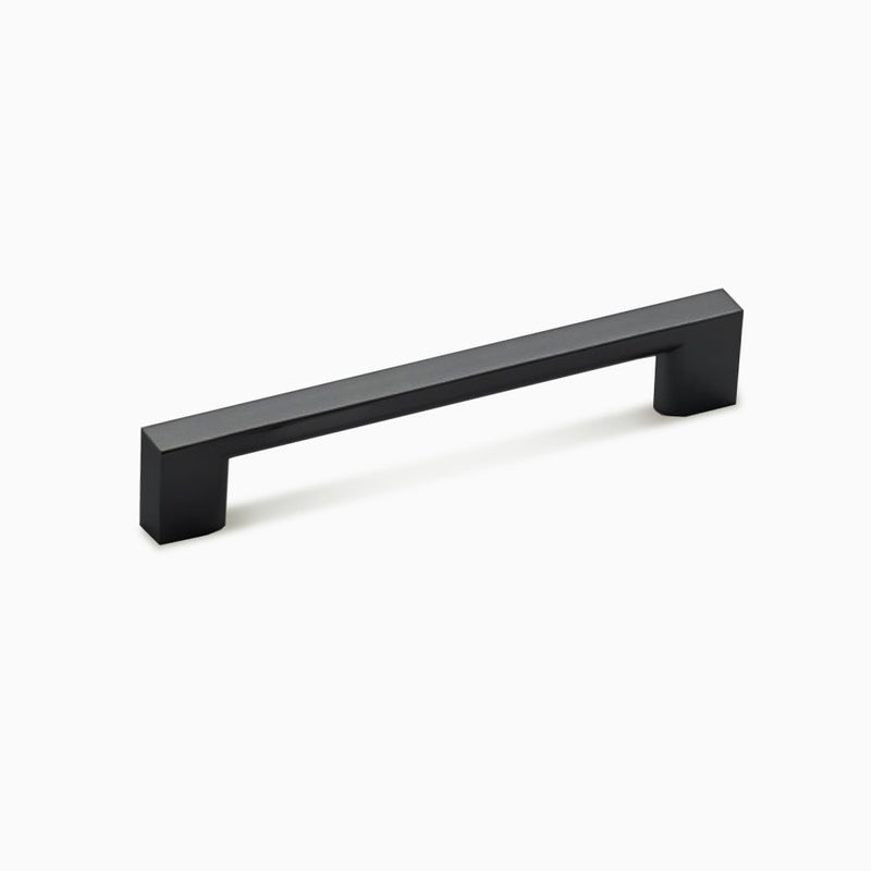 Byron Design Cabinet Hardware - Matte Black Door Handle 128mm Lengths