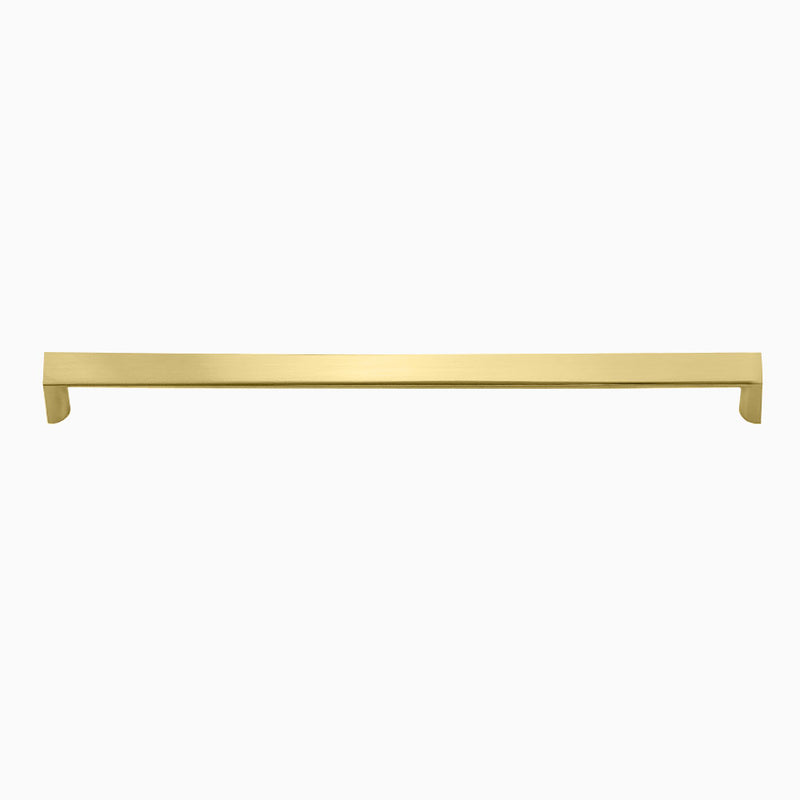 Modern Newton Brushed Brass Gold Kitchen Cabinet Handle Pull 256mm