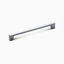 Byron Design Cabinet Hardware - Polished Chrome Door Handle 192 mm Lengths