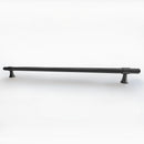 Luxury Riverdale Brass Kitchen Appliance Pull in Matte Black 18 inches