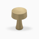 Luxury Riverdale Brass Kitchen Cabinet Knob 2 in Brushed Brass Gold