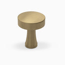 Luxury Riverdale Brass Kitchen Cabinet Knob 3 in Brushed Brass Gold