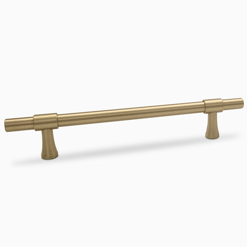 Luxury Riverdale Brass Kitchen Cabinet Handle Pull in Brushed Brass Gold 128mm