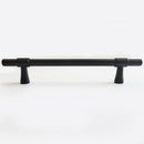 Luxury Riverdale Brass Kitchen Cabinet Handle Pull in Matte Black 128mm