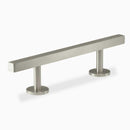 Satin Nickel Square Kitchen Cabinet Handle Pull 96mm