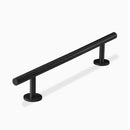 Matte Black Round Kitchen Cabinet Door Handle Pull 160mm