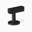 Matte Black Square Kitchen Cabinet Knob